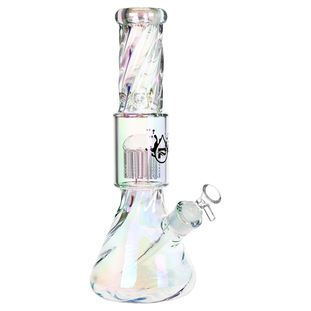 Pulsar Sublime Twist Beaker Glass Water Pipe - 13" / 14mm F - Discreet Smoker
