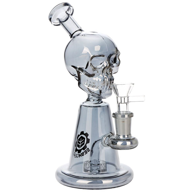 SeshGear Ancient Skullz Glass Water Pipe - 7.5" / 14mm F - Discreet Smoker