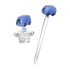 Pulsar Glow VW Bus Glass Dab Rig Set - 8.5" / 14mm F - Discreet Smoker