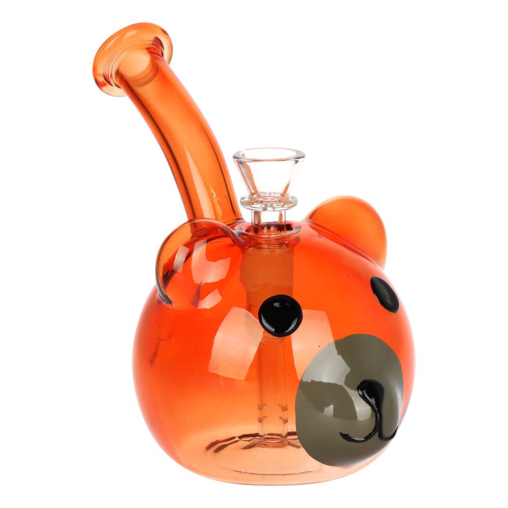 SeshGear Stoney the Bear Glass Water Pipe - 5.75" / 14mm F - Discreet Smoker