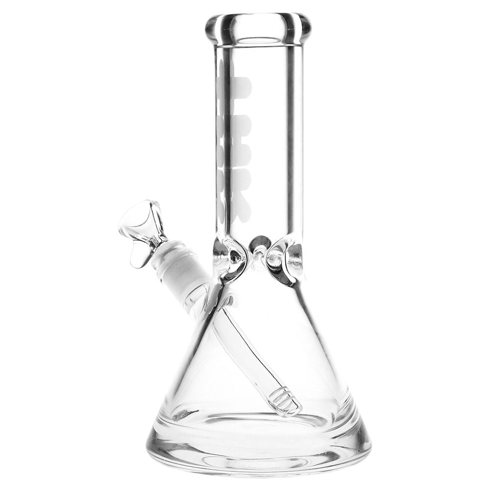 Pulsar "THK" 9mm Beaker Glass Water Pipe - 10" / 14mm F - Discreet Smoker