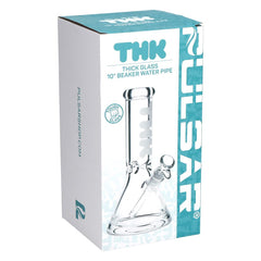 Pulsar "THK" 9mm Beaker Glass Water Pipe - 10" / 14mm F