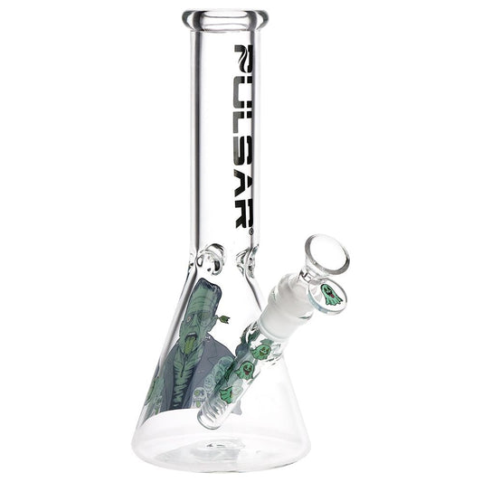 Pulsar FrankenGhoul Beaker Glass Water Pipe - 9.75" / 14mm F - Discreet Smoker