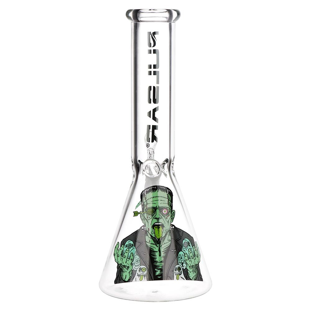 Pulsar FrankenGhoul Beaker Glass Water Pipe - 9.75" / 14mm F - Discreet Smoker