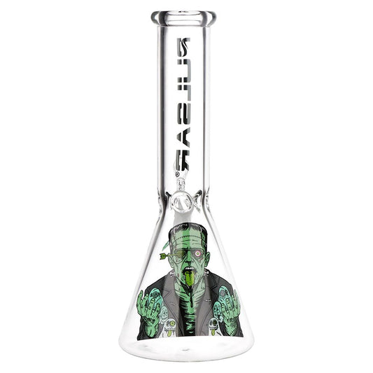 Pulsar FrankenGhoul Beaker Glass Water Pipe - 9.75" / 14mm F - Discreet Smoker
