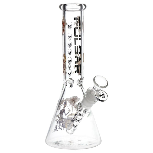 Pulsar Give the Drummer Some Beaker Glass Water Pipe - 9.75" / 14mm F - Discreet Smoker