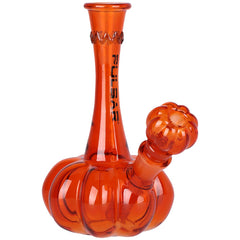 Pulsar Pumpkin Glass Water Pipe - 7.25" / 14mm F - Discreet Smoker