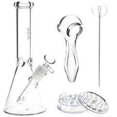 Pulsar CORE Glass Beaker Water Pipe Smoker Set - 10" / 14mm F