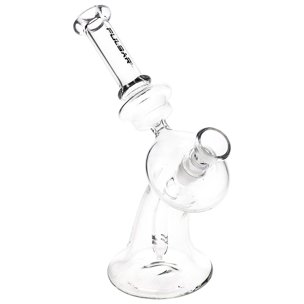 Pulsar Kicked Back Glass Water Pipe - 7.75" / 14mm F