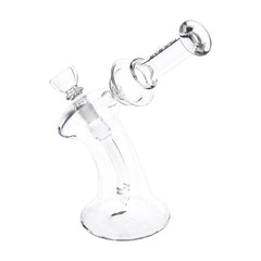 Pulsar Kicked Back Glass Water Pipe - 7.75" / 14mm F