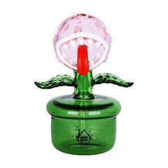 Pulsar Angry Flower Pot Glass Water Pipe - 5.5" / 14mm F - Discreet Smoker