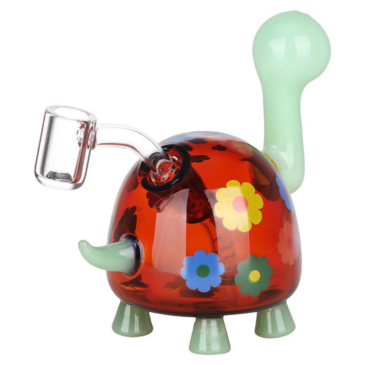 SeshGear Hippy Turtle Glass Dab Rig - 5" / 14mm F - Discreet Smoker