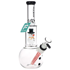 Pulsar Stoney Snowman Glass Water Pipe - 10.5" / 14mm F