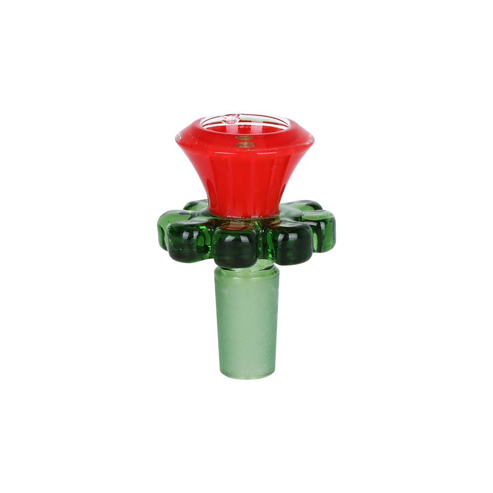 Pulsar Christmas Tree Perc Glass Straight Tube Water Pipe - 13" / 14mm F - Discreet Smoker