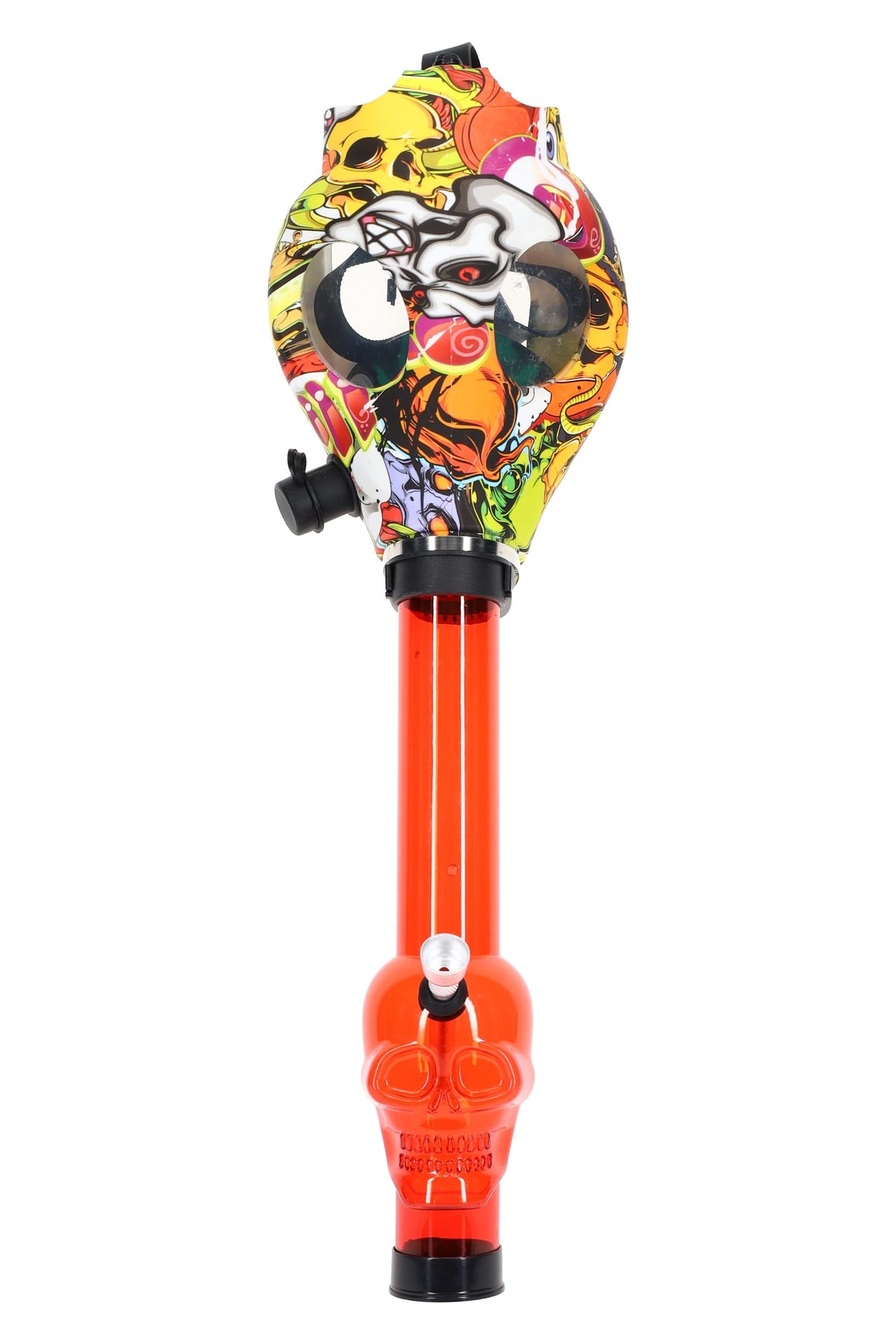 Acrylic Gas Mask Bong “Alien Skull” – Design Options - Discreet Smoker