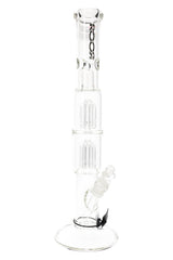 ROOR Tech 17″ Straight Shooter with Double Tree Percs – 5 mm Thick - Discreet Smoker