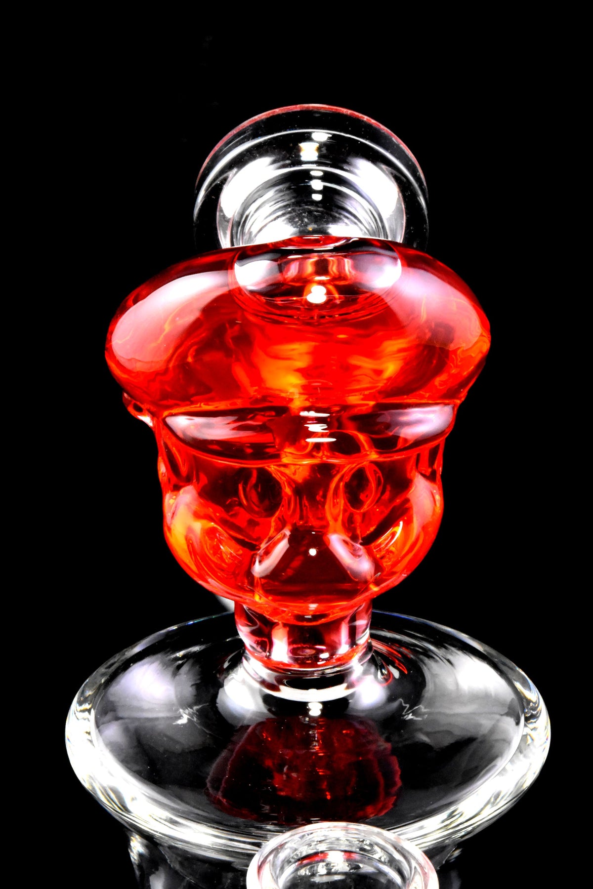 Fluid-Filled Plumber Glass Bong “Pipe Dream” – Showerhead Perc – 5.5″ - Discreet Smoker