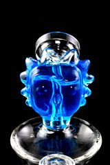 Glass Bong “Ricky” – Fluid-Filled – Showerhead Perc – 5½″ - Discreet Smoker