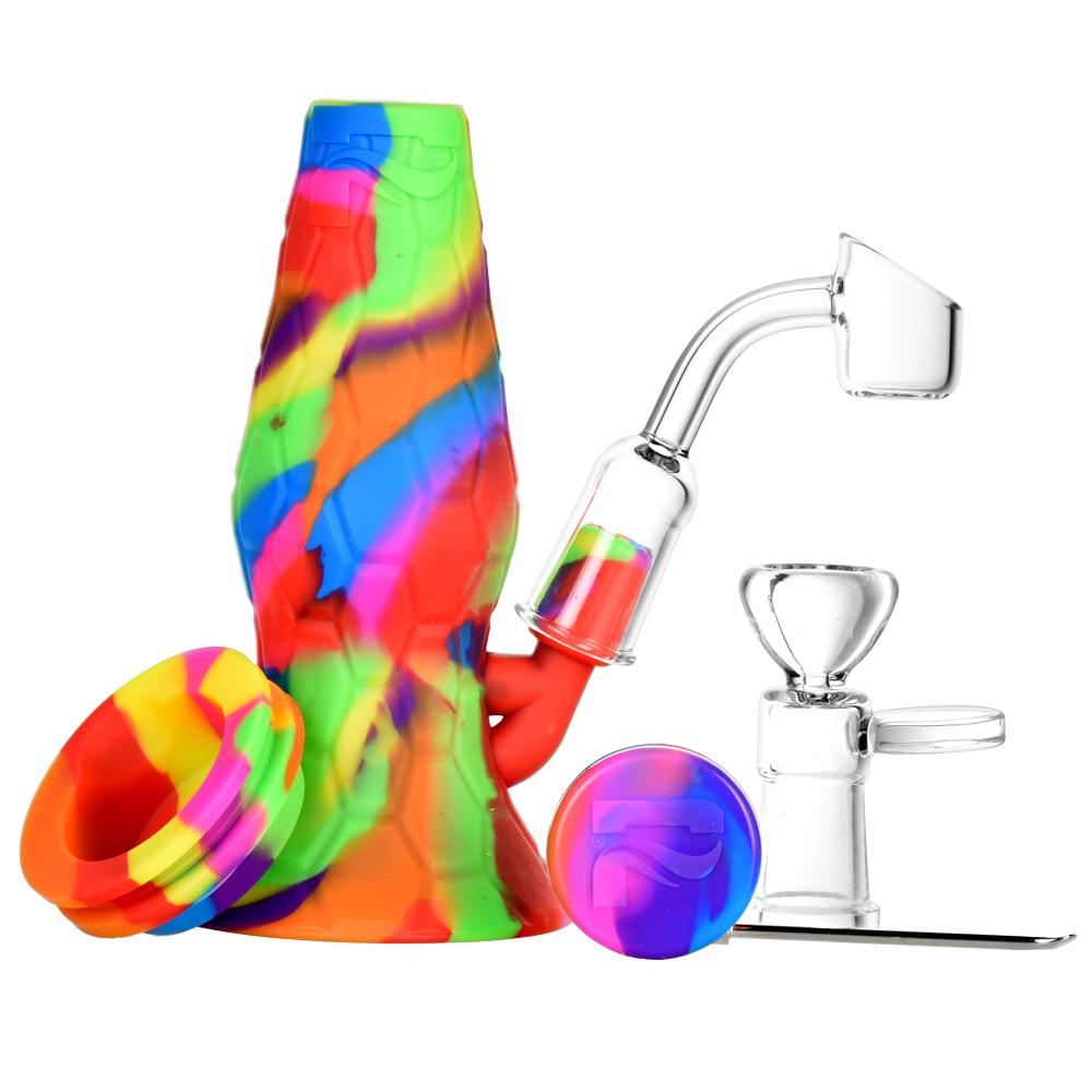 Pulsar RIP Series Mini Lava Flow Dual Rig - Discreet Smoker