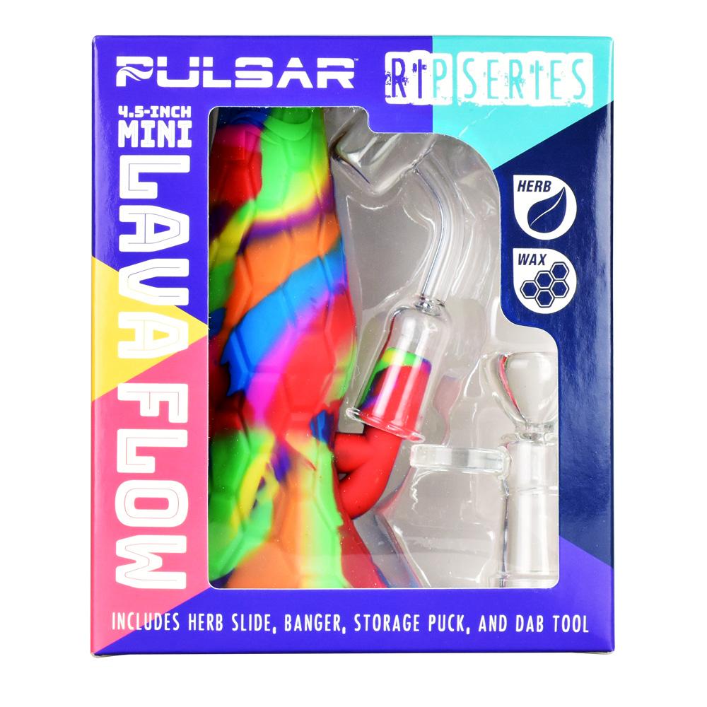 Pulsar RIP Series Mini Lava Flow Dual Rig - Discreet Smoker