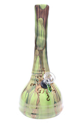 Ancient Creations 9″ Gold Sunburst Ceramic Beaker Bong - Discreet Smoker