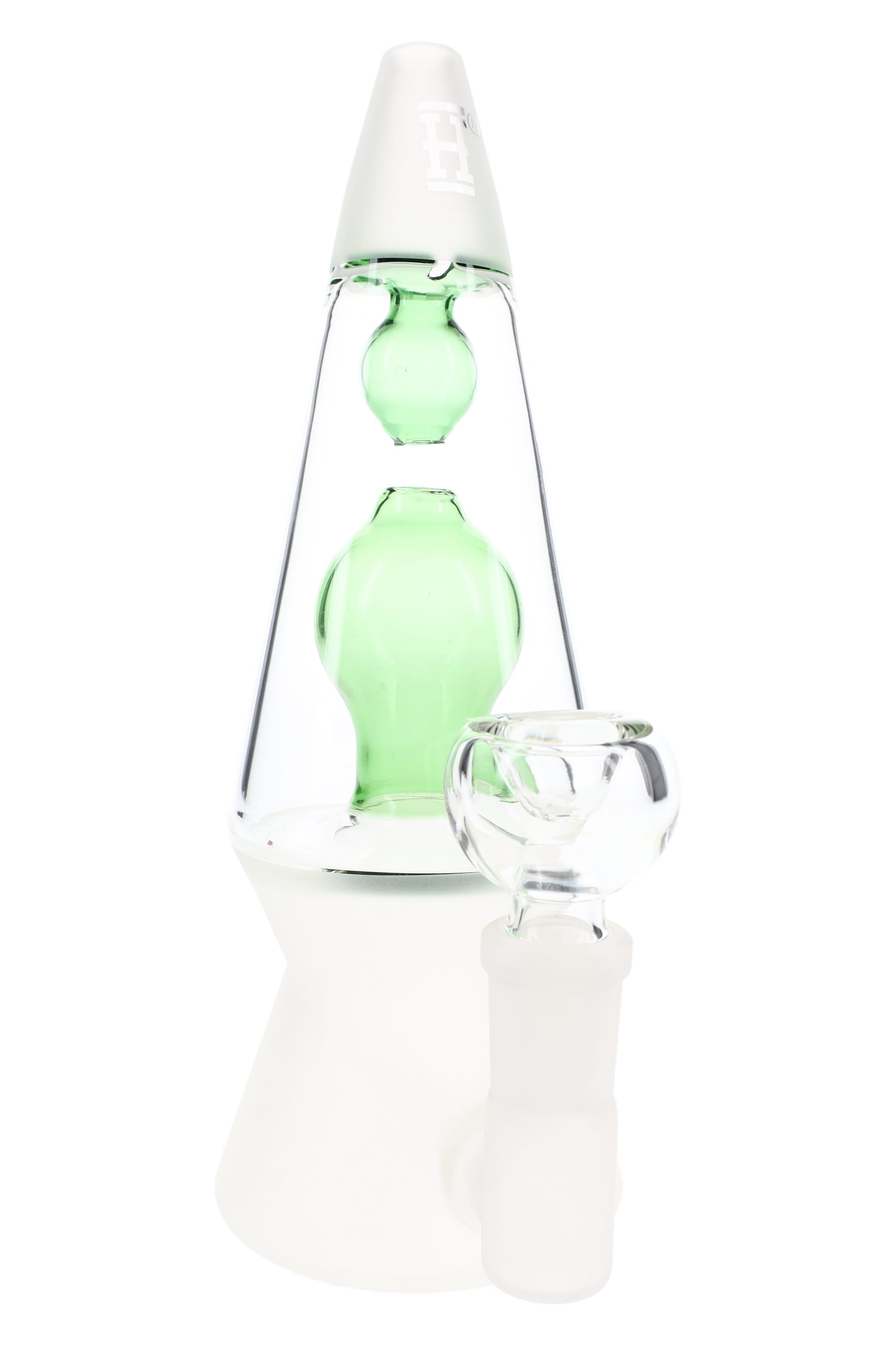 Hemper That 70's Lava Lamp Glass Bong – 7″ – 14.5 mm - Discreet Smoker