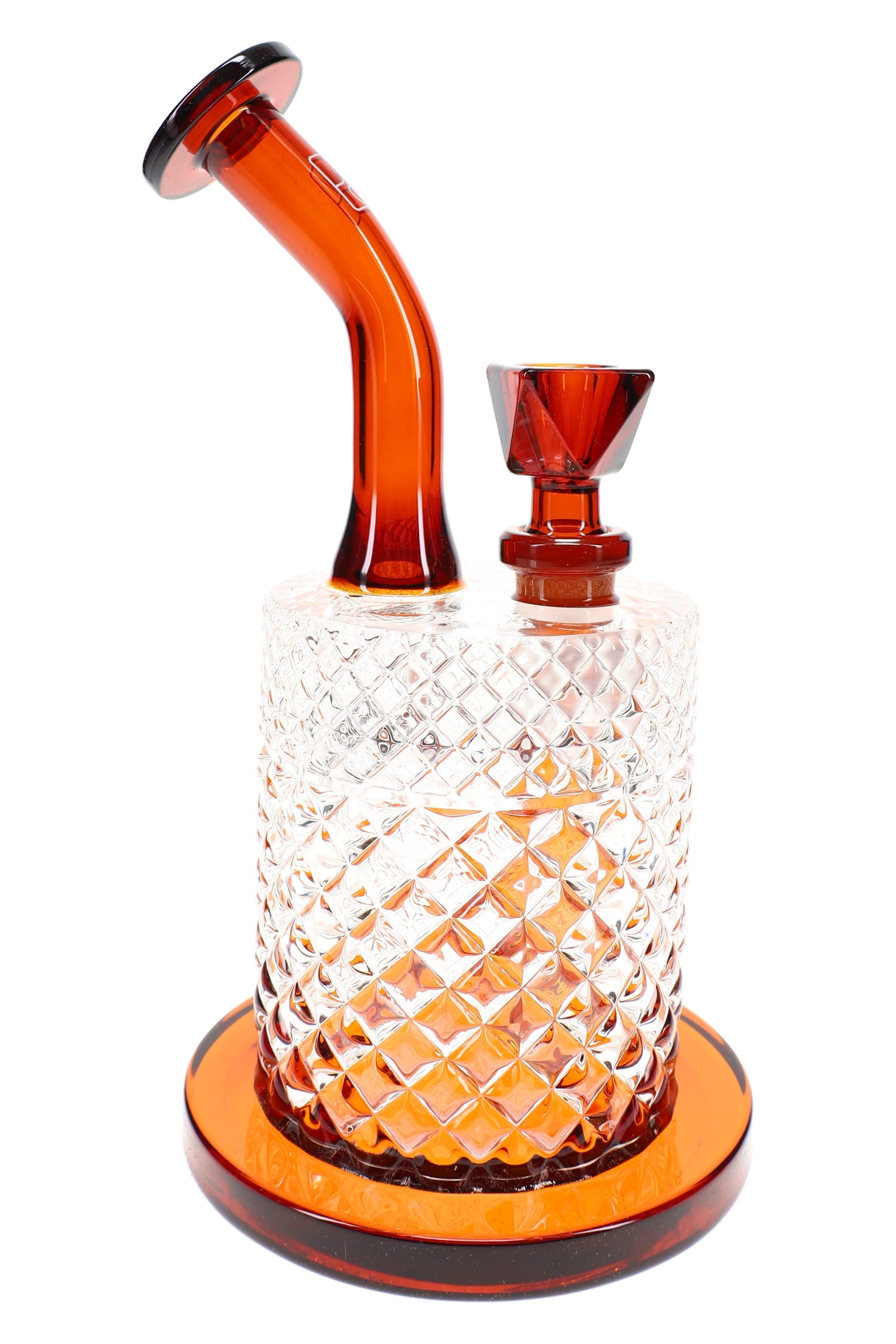 Jane West Twenties Collection Glass Water Pipe – 7½″ - Discreet Smoker