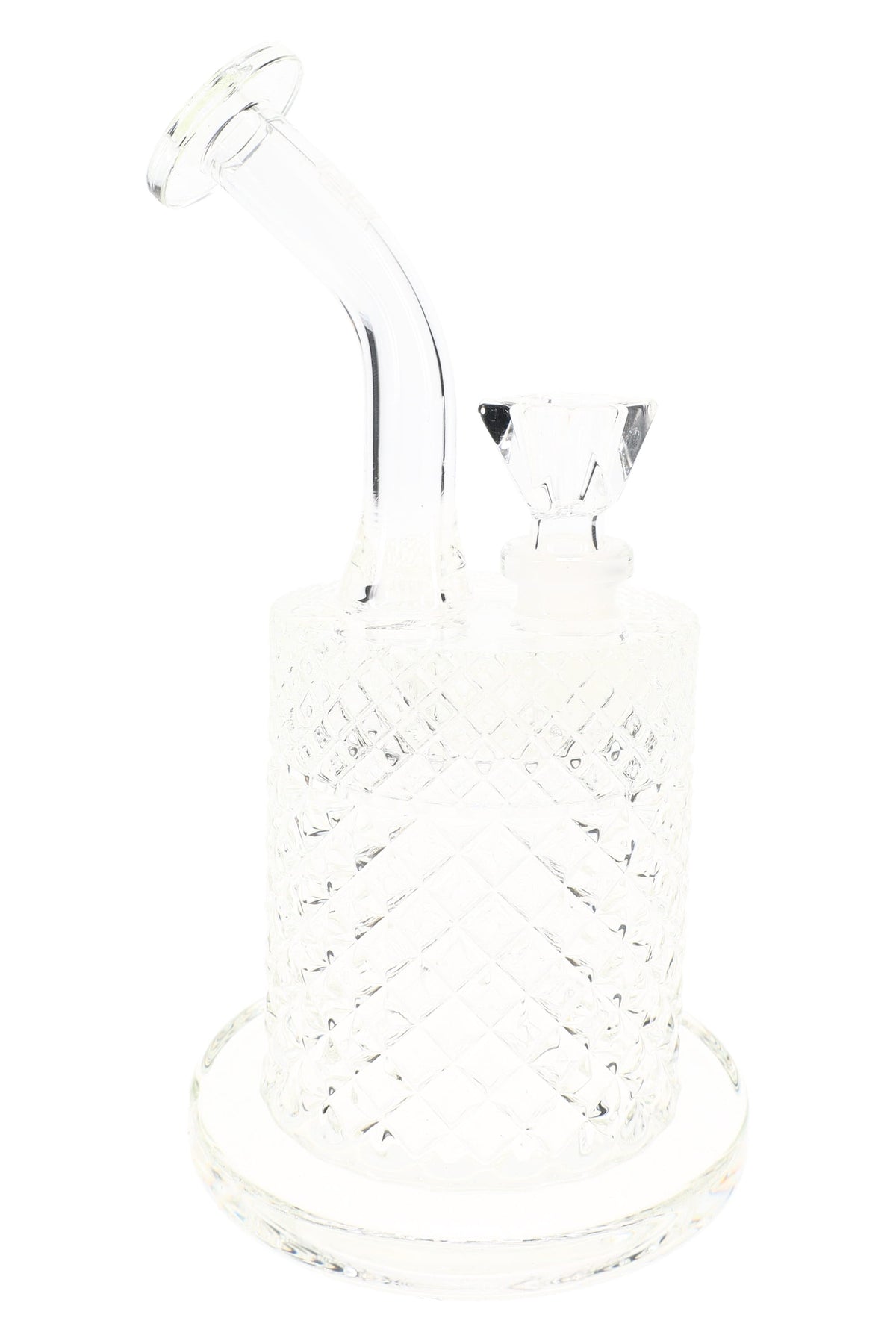 Jane West Twenties Collection Glass Water Pipe – 7½″ - Discreet Smoker