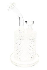 Jane West Twenties Collection Glass Water Pipe – 7½″ - Discreet Smoker