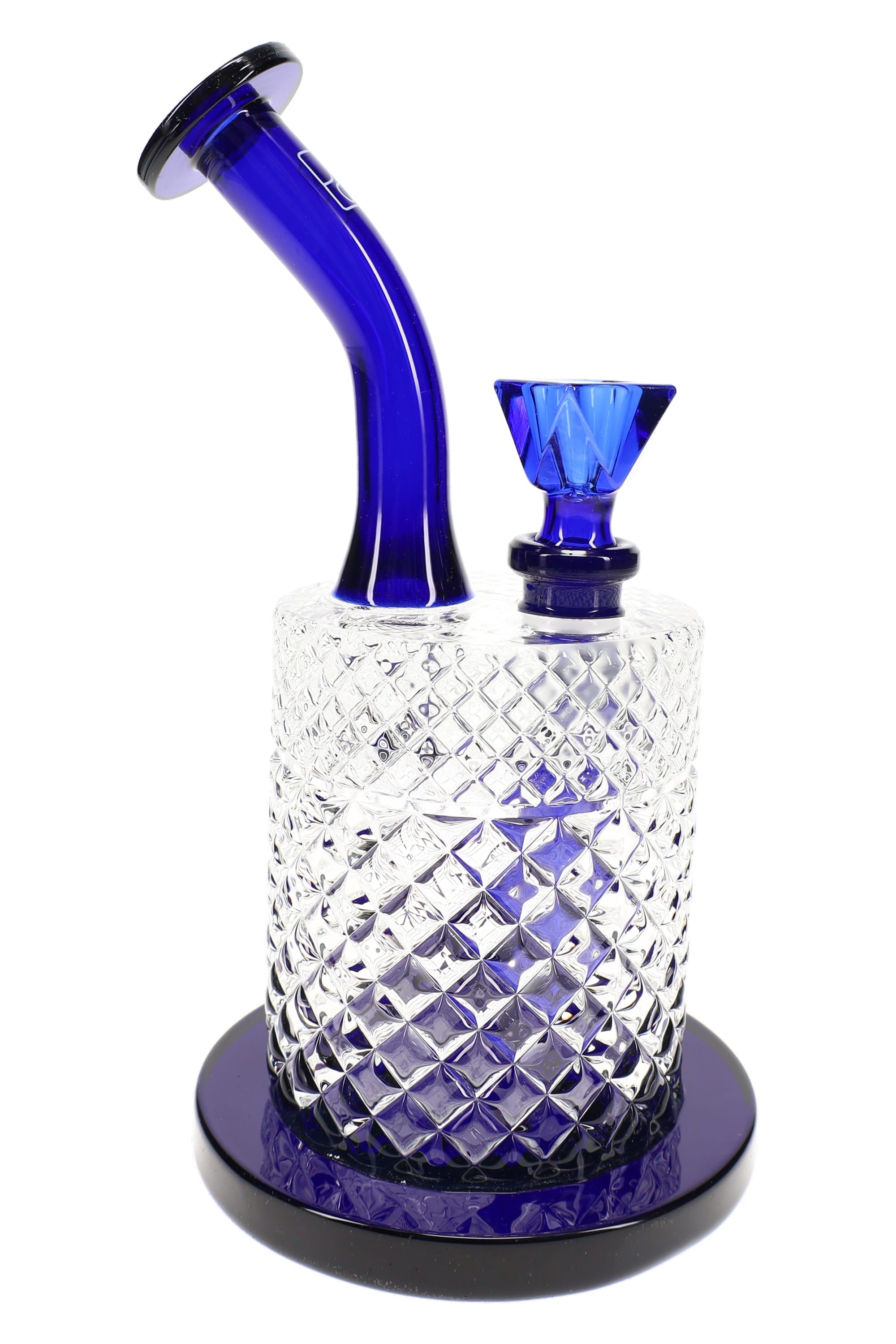 Jane West Twenties Collection Glass Water Pipe – 7½″ - Discreet Smoker