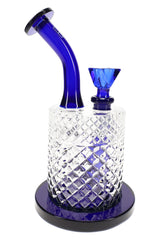 Jane West Twenties Collection Glass Water Pipe – 7½″ - Discreet Smoker