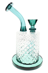 Jane West Twenties Collection Glass Water Pipe – 7½″ - Discreet Smoker