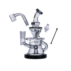 Goody Glass Miss Swiss Mini Dab Rig Kit – 4-Piece – 10 mm – 5½″