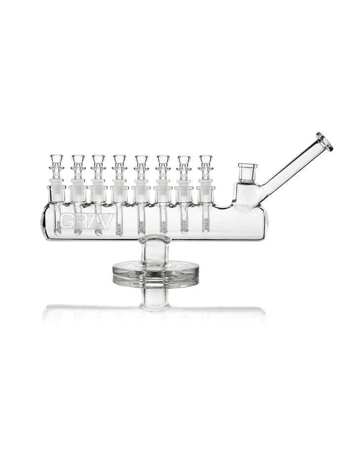 GRAV Menorah Bong – Borosilicate Glass – 14.25″