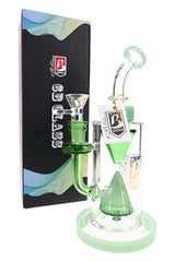6B Glass Cone Showerhead Bong – 14.5 mm – 9.5″ – Assorted Colors