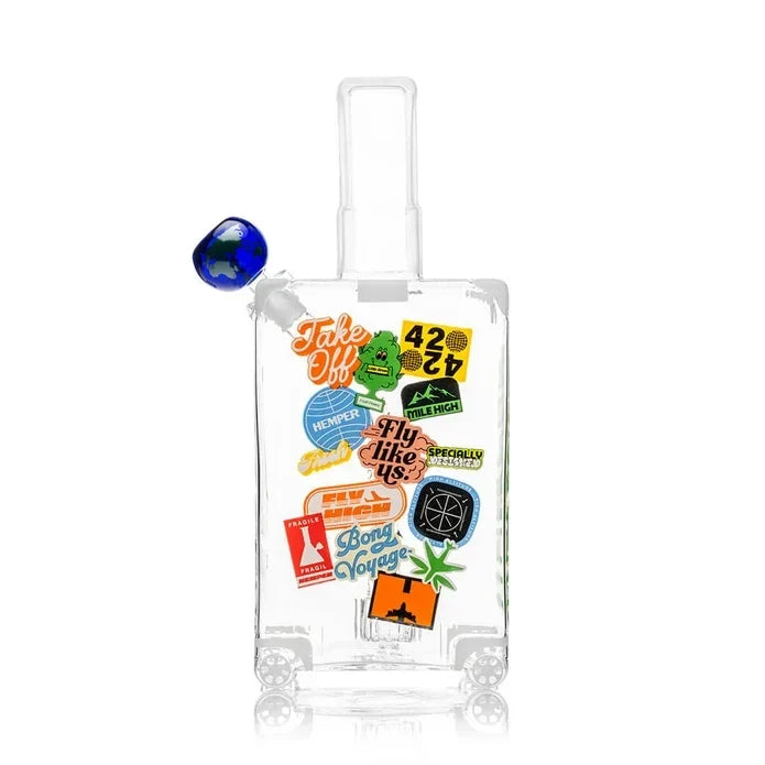 Hemper Mile High Suitcase XL Glass Bong - Discreet Smoker
