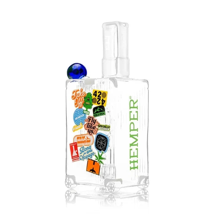 Hemper Mile High Suitcase XL Glass Bong - Discreet Smoker