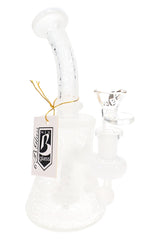 6B Glass Frosted Showerhead Perc Bong – 7½″ – Assorted Colors