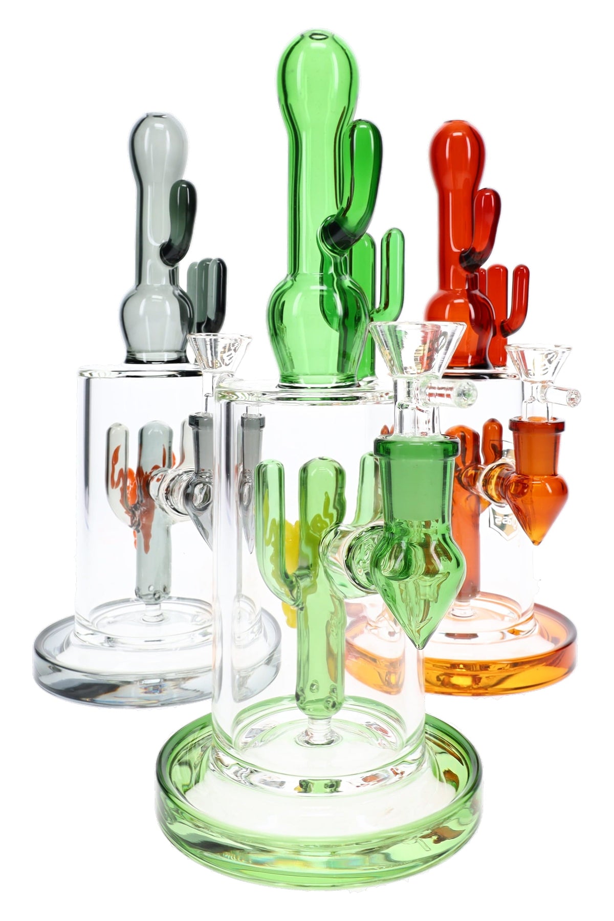 6B Glass Cactus Scorpion Perc Bong – 9½″