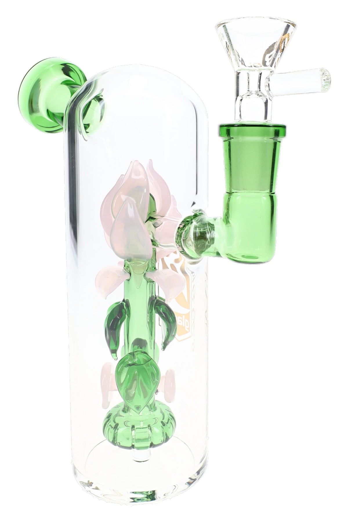 6B Glass Rose Chamber Bong – Showerhead Perc – 6.5″