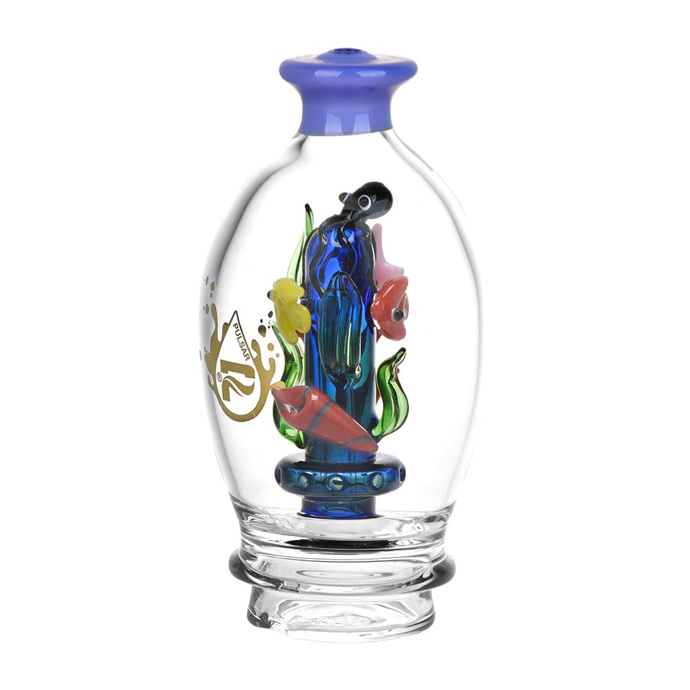 Pulsar Coral Reef Bubbler Attachment for Puffco Peak / Pro - 5" - Discreet Smoker