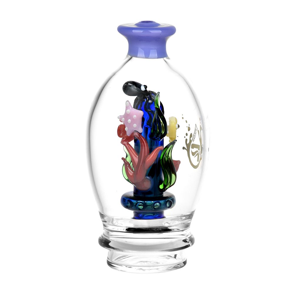 Pulsar Coral Reef Bubbler Attachment for Puffco Peak / Pro - 5" - Discreet Smoker