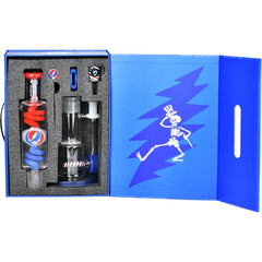 Grateful Dead x Pulsar 10 Year Flood Glycerin Water Pipe Kit - 16" / 14mm F - Discreet Smoker