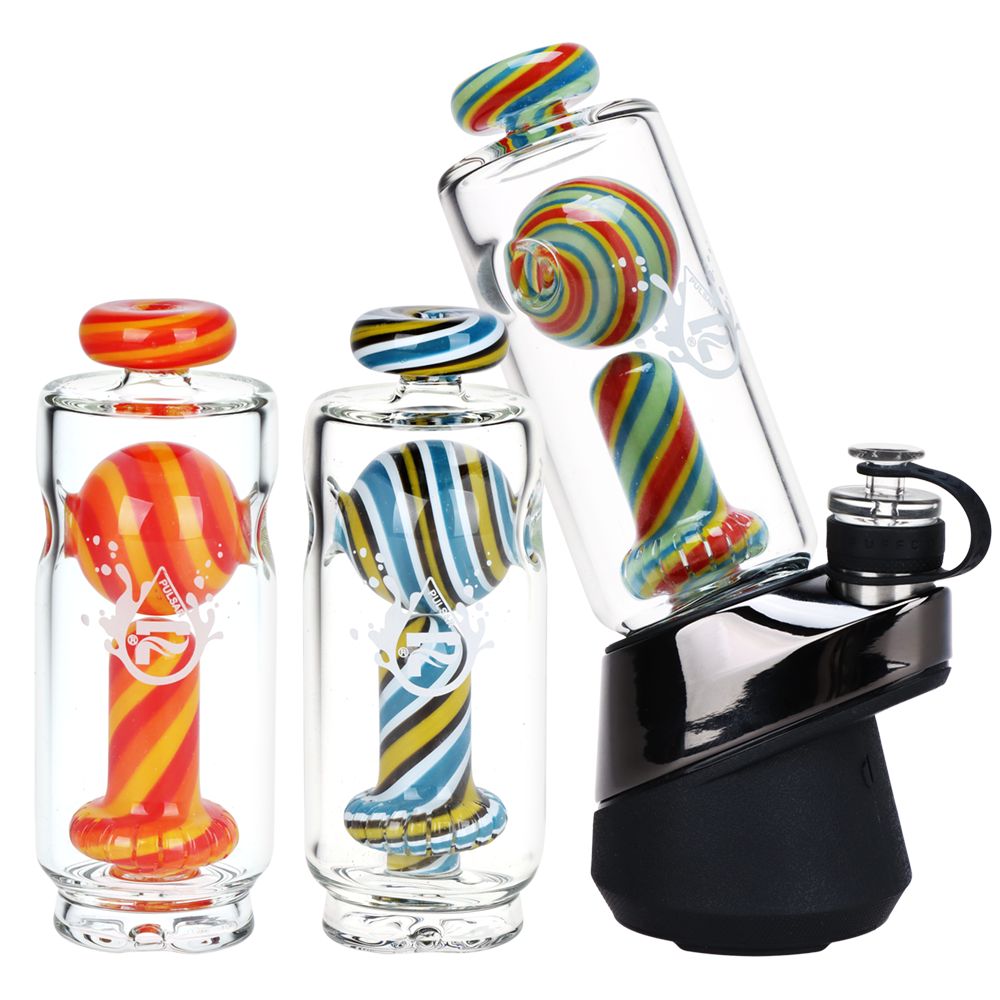 Pulsar Kandyland Bubbler Attachment for Puffco Peak & Peak Pro | 5" - Discreet Smoker