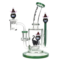 Pulsar Holidaze Series Glass Dab Rig Set | 8.25" | 14mm F - Discreet Smoker