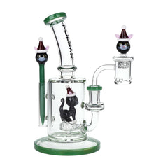 Pulsar Holidaze Series Glass Dab Rig Set | 8.25" | 14mm F - Discreet Smoker