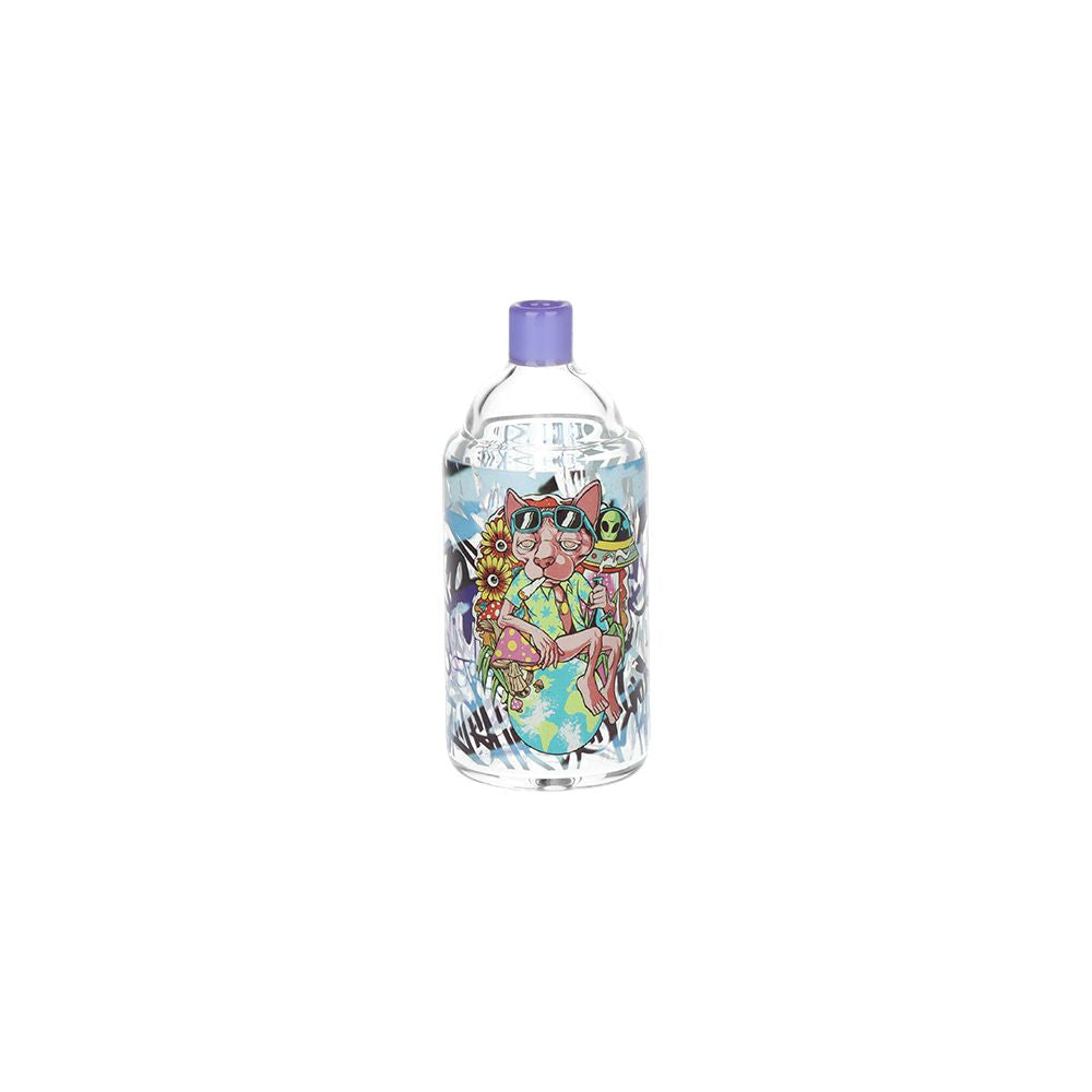 Pulsar Graffiti Series Spray Paint Glass Water Pipe Set / 7.5" / 14mm F - Discreet Smoker