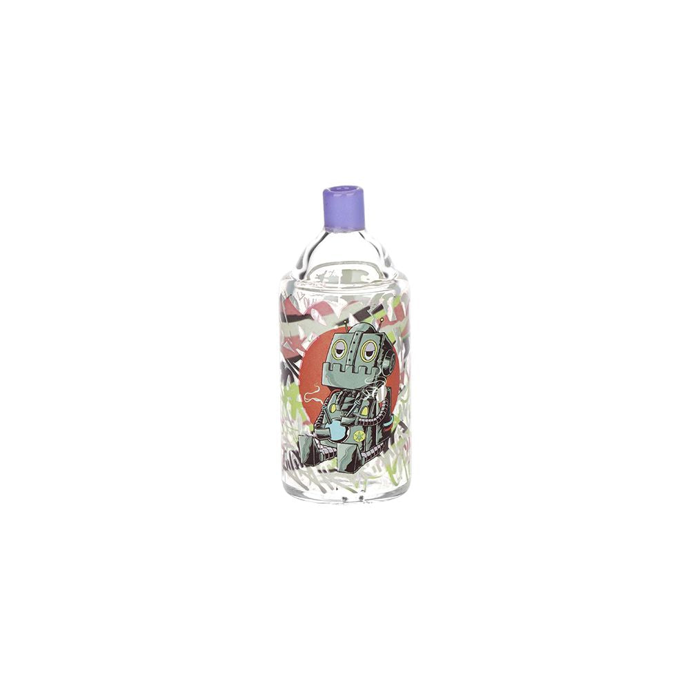 Pulsar Graffiti Series Spray Paint Glass Water Pipe Set / 7.5" / 14mm F - Discreet Smoker