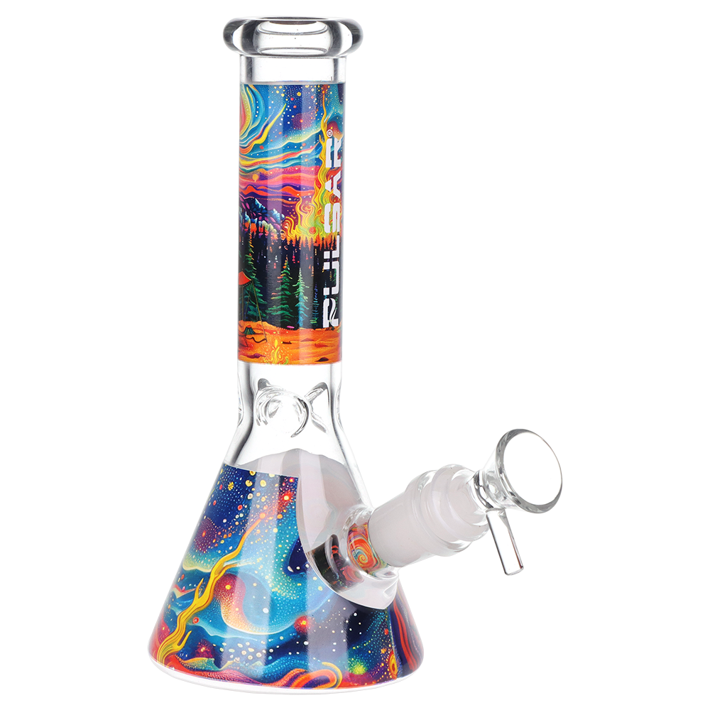 Pulsar Design Series Beaker Water Pipe Smoker's Kit | 7.75" - Discreet Smoker