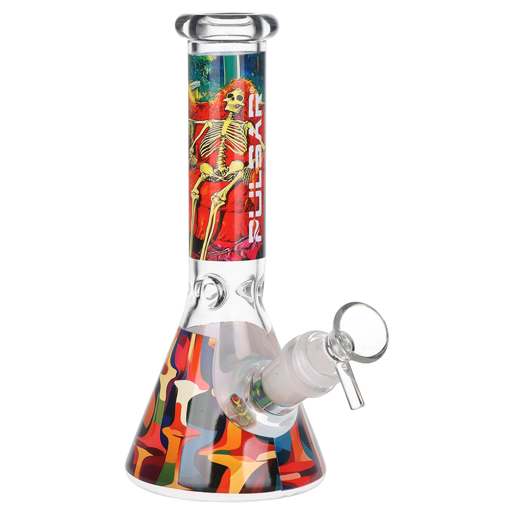 Pulsar Design Series Beaker Water Pipe Smoker's Kit | 7.75" - Discreet Smoker